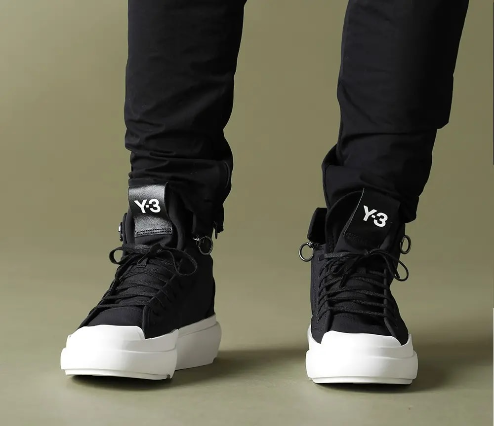 Giày Adidas x Y-3 Ajatu Court High Black Men H05621 — ảnh 5