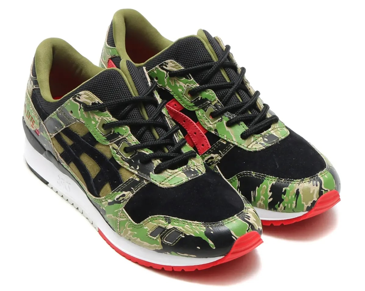 Giày Atmos x Asics Gel Lyte 3 'Green Tiger Camo' HK724-8890 — ảnh 2