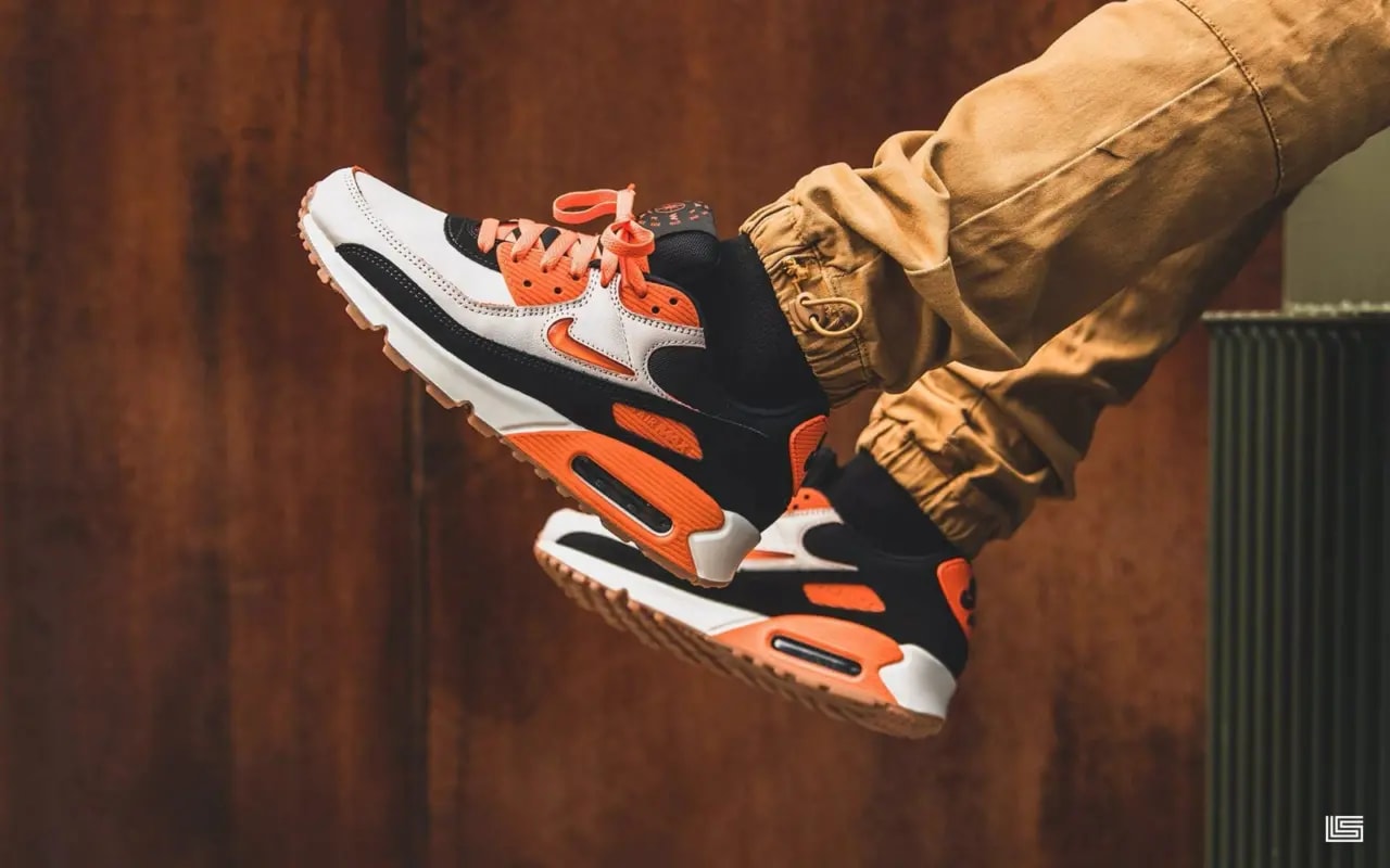 Giày Nike Air Max 90 'Home Away Safety Orange' CJ0611-100 — ảnh 3