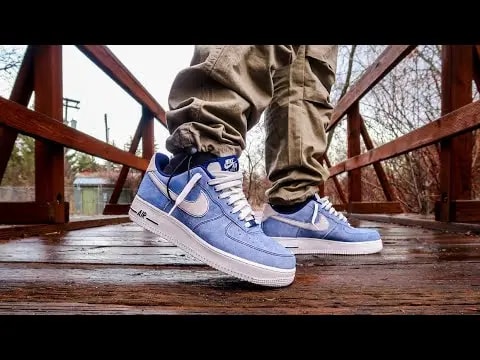 Giày Nike Air Force 1 '07 LV8 Dusty Blue DH0265-400 — ảnh 2