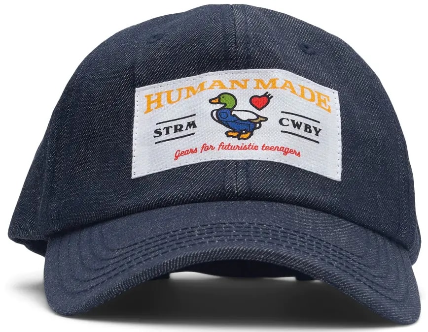 Mũ Human Made 6-Panel Denim Cap 'Indigo' HM24GD020