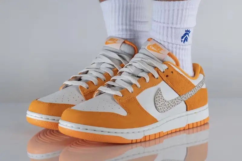 Giày Nike Dunk Low 'Safari Swoosh Kumquat' DR0156-800 — ảnh 4