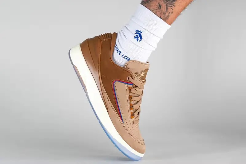 Giày Nike Two 18 x Air Jordan 2 Retro Low 'Rocky Tan' DV7129-222 — ảnh 4