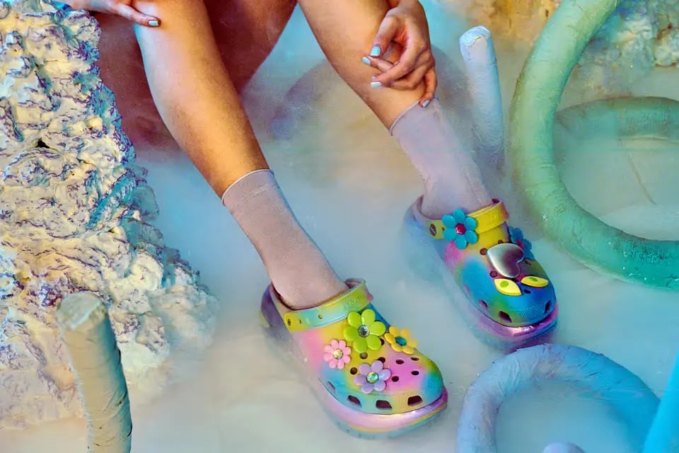 Dép Crocs Lazy Oaf x Mega Crush Clog 'New Dimensions' 207935-90H — ảnh 4