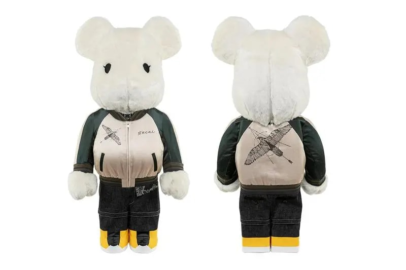 Mô Hình Bearbrick Sacai x Dr.Woo — ảnh 2