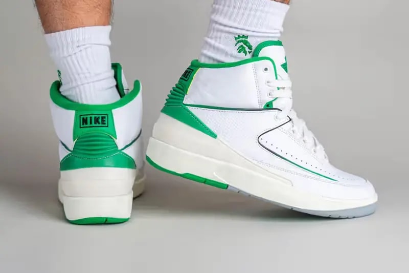 Giày Nike Air Jordan 2 Retro 'Lucky Green' DR8884-103 — ảnh 5