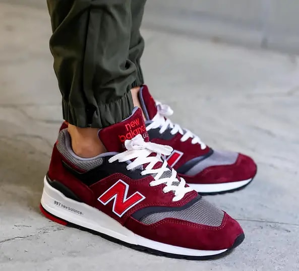 Giày New Balance 997 'Burgundy' M997CRG — ảnh 2