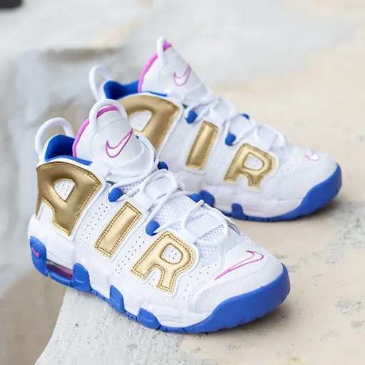 Giày Nike Air More Uptempo GS 'Fuchsia Blast' 415082-106 — ảnh 4