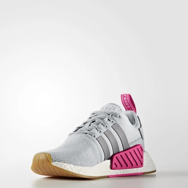 Giày Adidas NMD R2 Grey 'Shock Pink' BY9317 — ảnh 4
