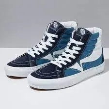 Giày Vans Sk8-Hi Reissue 'Warp Parisian Night Navy' VN0A4U3D21Q — ảnh 4