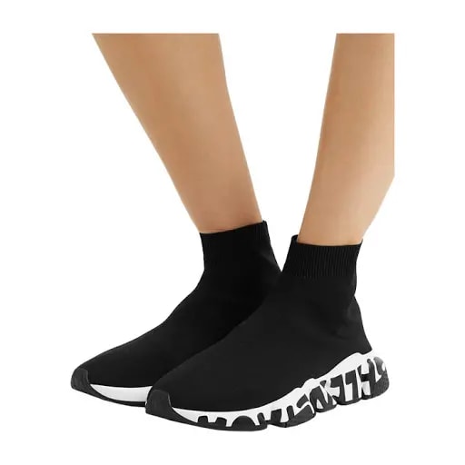 Giày Balenciaga Wmns Speed Trainer 'Black White'  605942 W05GE 1015 — ảnh 4