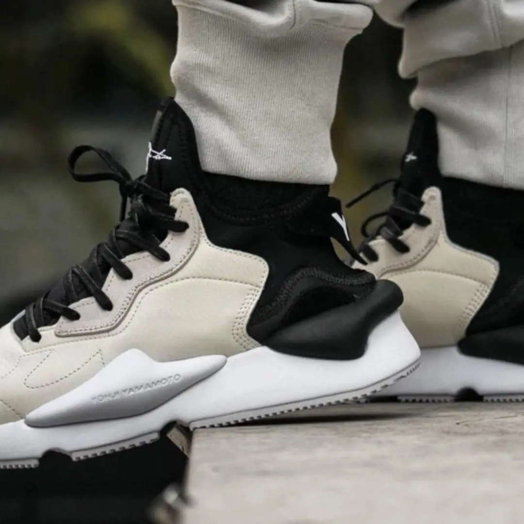 Giày Adidas Y-3 Kaiwa 'White Black' EF2546 — ảnh 3