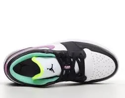 Giày Nike Air Jordan 1 Low GS 'White Violet Shock' 553560-151 — ảnh 5
