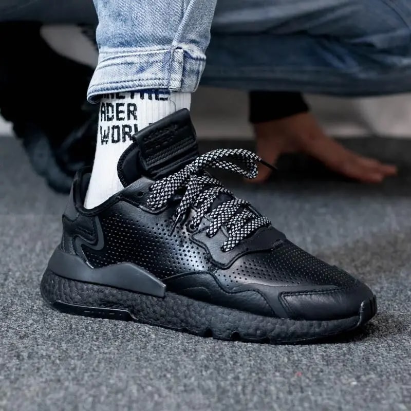 Giày Adidas Nite Jogger 'Triple Black' EF5400 — ảnh 2