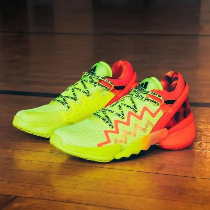 Giày Adidas D.O.N. Issue #2 'Fire of Greatness' H67570 — ảnh 2