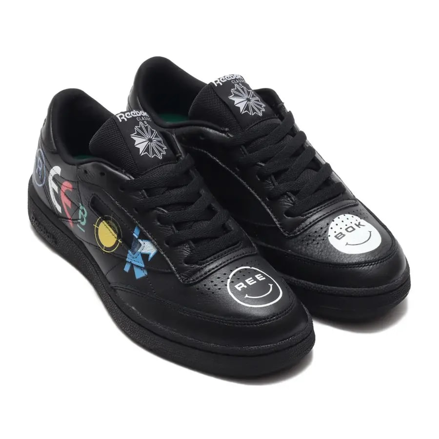Giày Reebok BlackEyePatch x Club C 85 'Black' FY3074 — ảnh 3