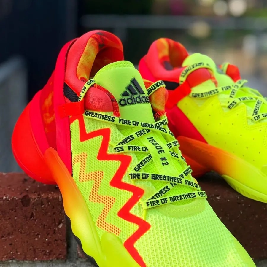 Giày Adidas D.O.N. Issue #2 'Fire of Greatness' H67570 — ảnh 3