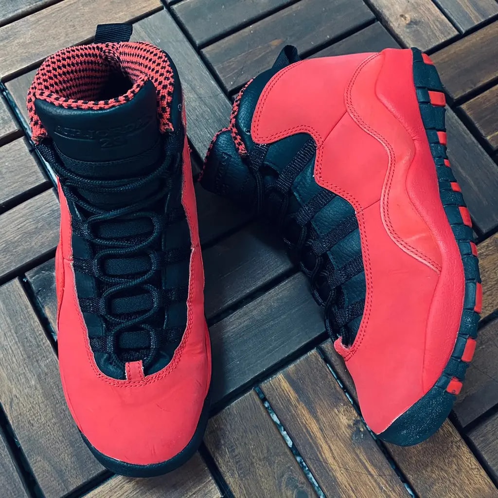 Giày Nike Air Jordan 10 Retro GG 'Fusion Red' 487211-605 — ảnh 4