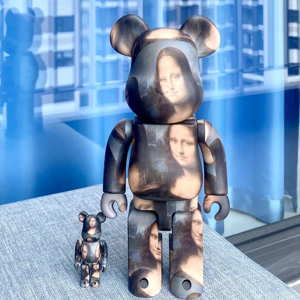 Mô Hình Bearbrick Leonardo De Vinci Mona Lisa — ảnh 4