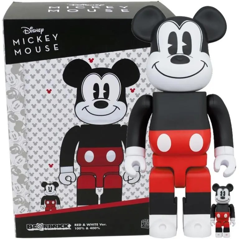 Mô Hình Bearbrick R&W Mickey Mouse — ảnh 2