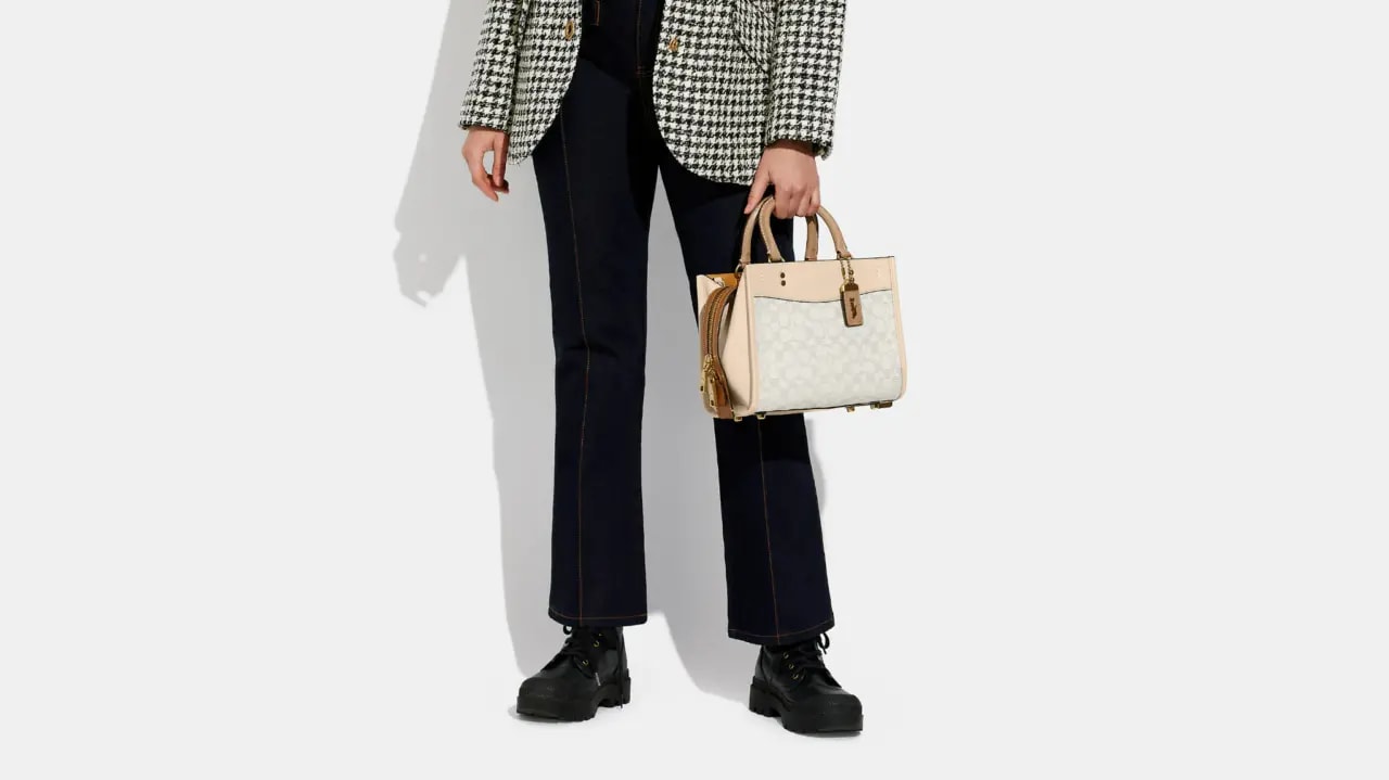 Túi Coach Rogue 25 In Signature Textile Jacquard 'Beige' CA302-B4UDL — ảnh 3