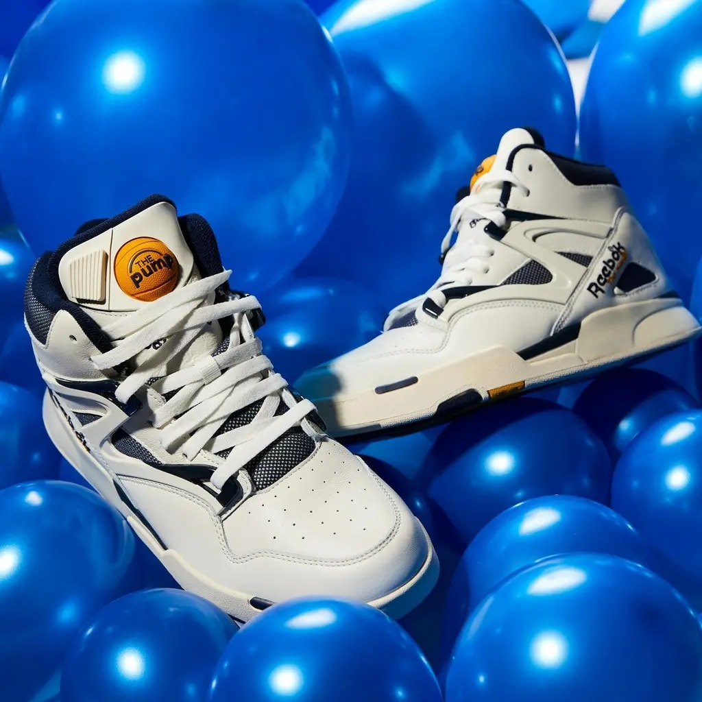 Giày Reebok Pump Omni Zone 2 'Chalk Vector Navy' GY5301 — ảnh 4