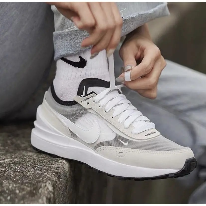 Giày Nike Waffle One GS 'Summit White' DC0481-100 — ảnh 5