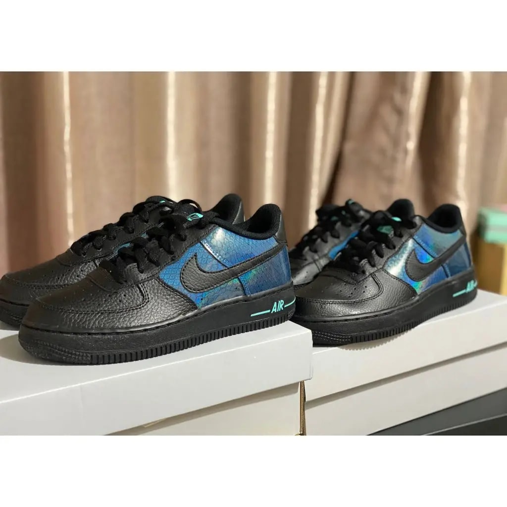 Giày Nike Air Force 1 Low GS SE 'Snakeskin' CI3910-001 — ảnh 5