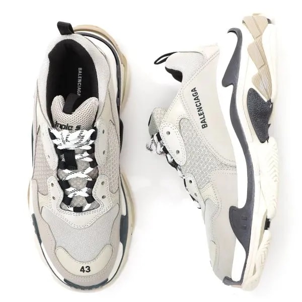 Giày Balenciaga Triple S Sneaker Vanille 536737-W09O6-9787 — ảnh 3