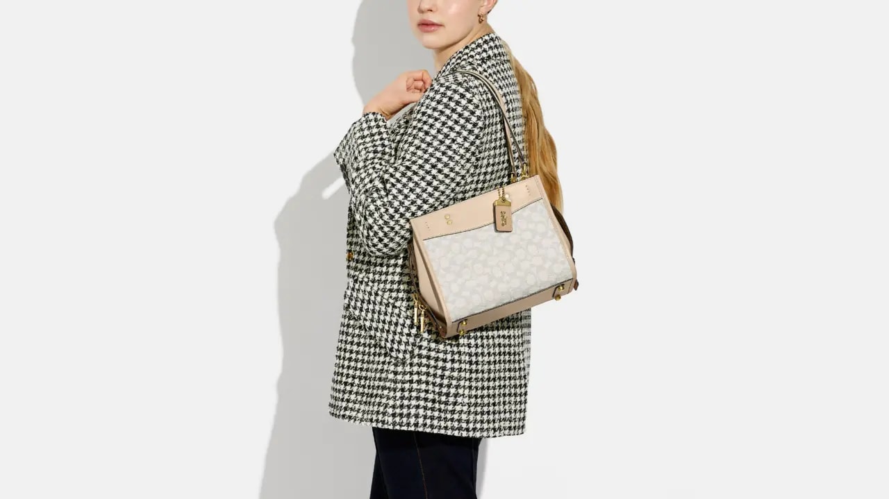 Túi Coach Rogue 25 In Signature Textile Jacquard 'Beige' CA302-B4UDL — ảnh 2