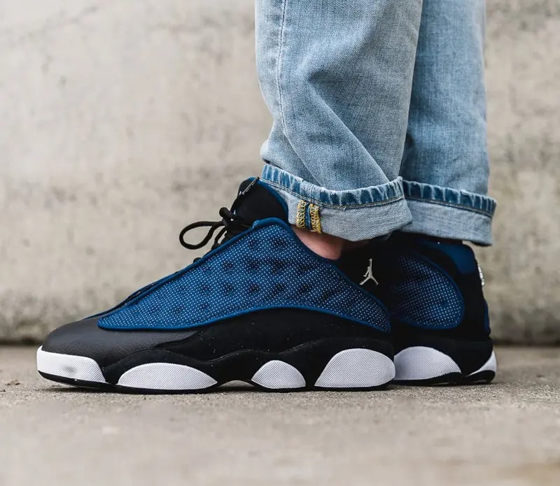 Giày Nike Air Jordan 13 Retro Low GS 'Brave Blue' 2017 310811-407 — ảnh 4