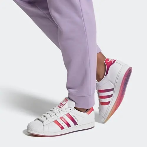 Giày Adidas Superstar 'White Pink Energy Ink' EG8132 — ảnh 2