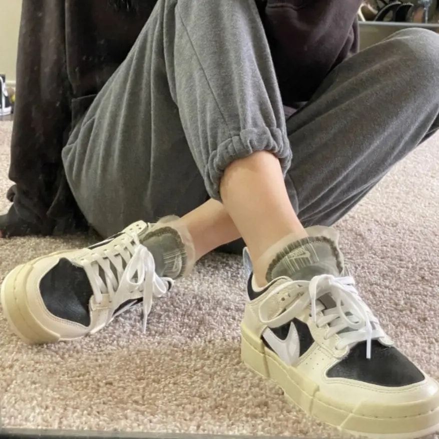 Giày Nike Wmns Dunk Low Disrupt 'Ivory Black' DD6620-001 — ảnh 2