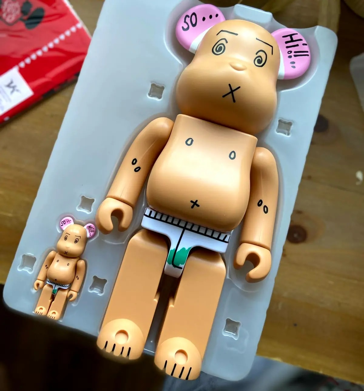 Mô Hình Bearbrick The 3125C x OBJECTIVE c Medicom Toy “EDC” Edison Chen Clot — ảnh 3