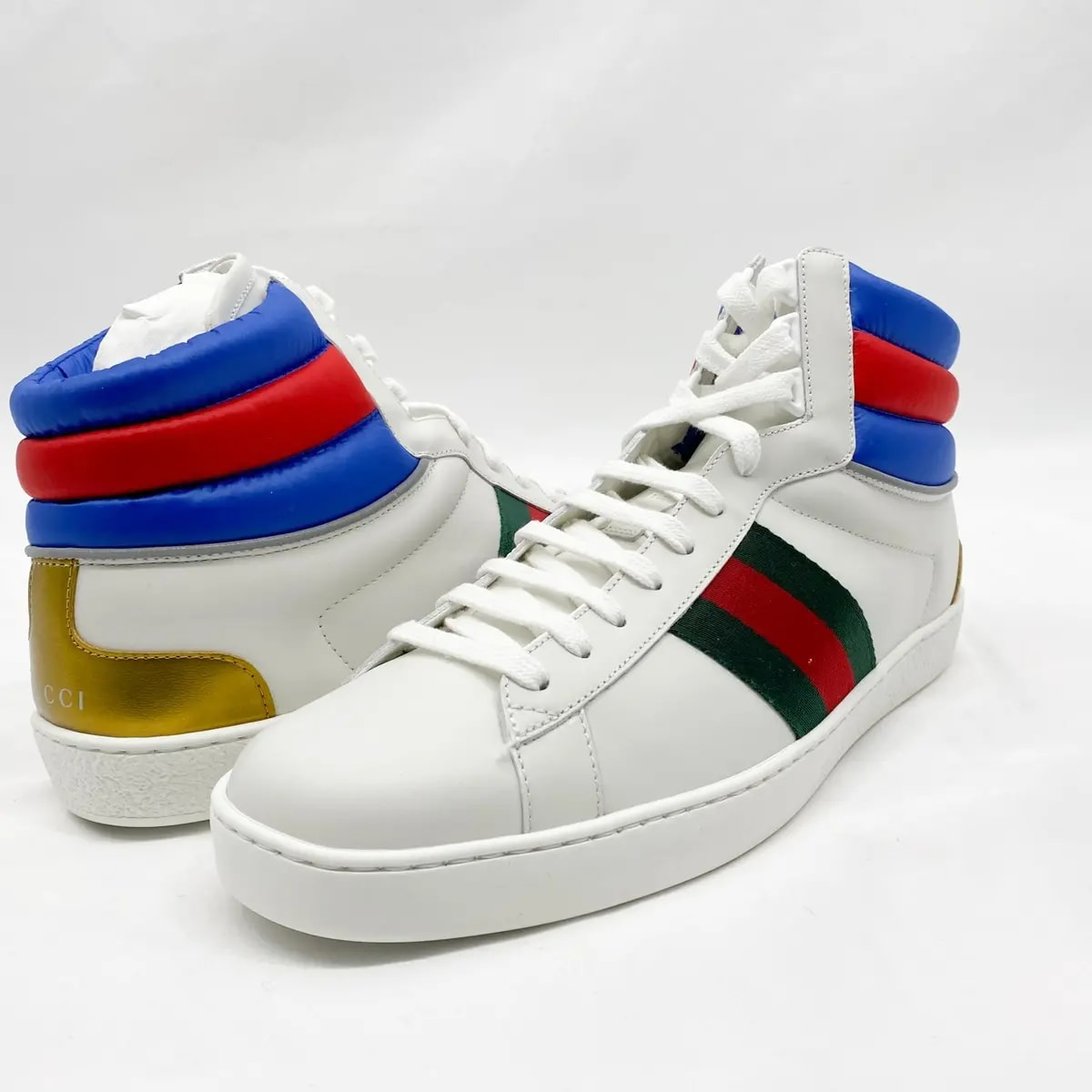 Giày Gucci Ace High Top 'White' 548689-0RDQ0-9060 — ảnh 4