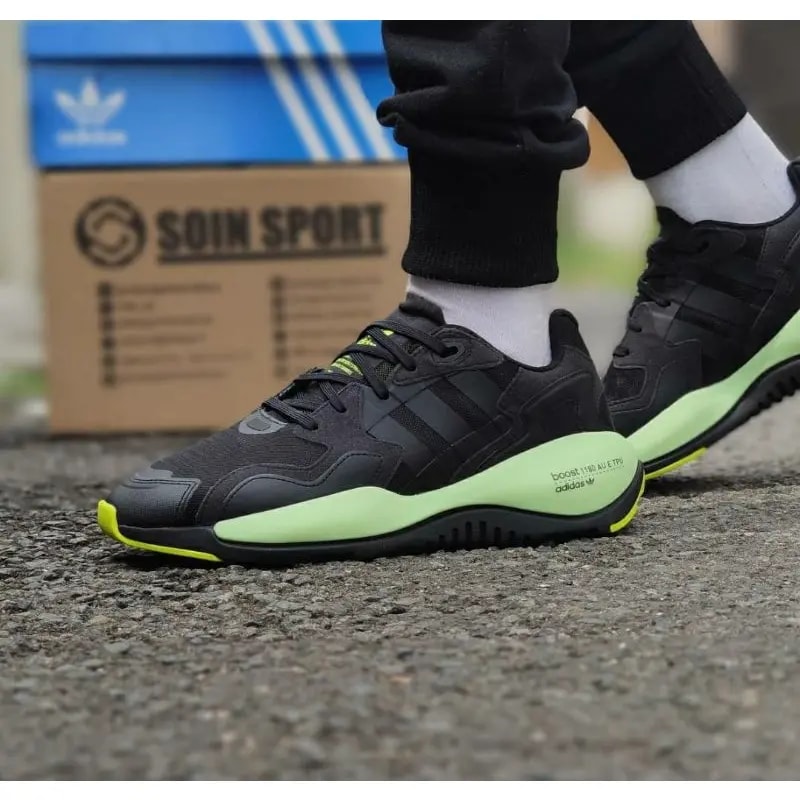 Giày Adidas ZX Alkyne 'Black Semi Solar Yellow' FY3023 — ảnh 3