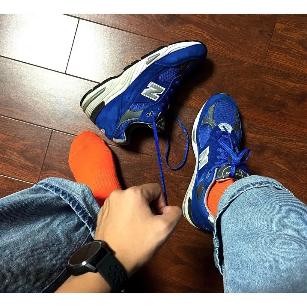 Giày New Balance 991 Made In England 'Royal Blue' M991BLE — ảnh 4