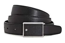 Dây Lưng MontBlanc Rectangular Buckle Belt 114421 — ảnh 3