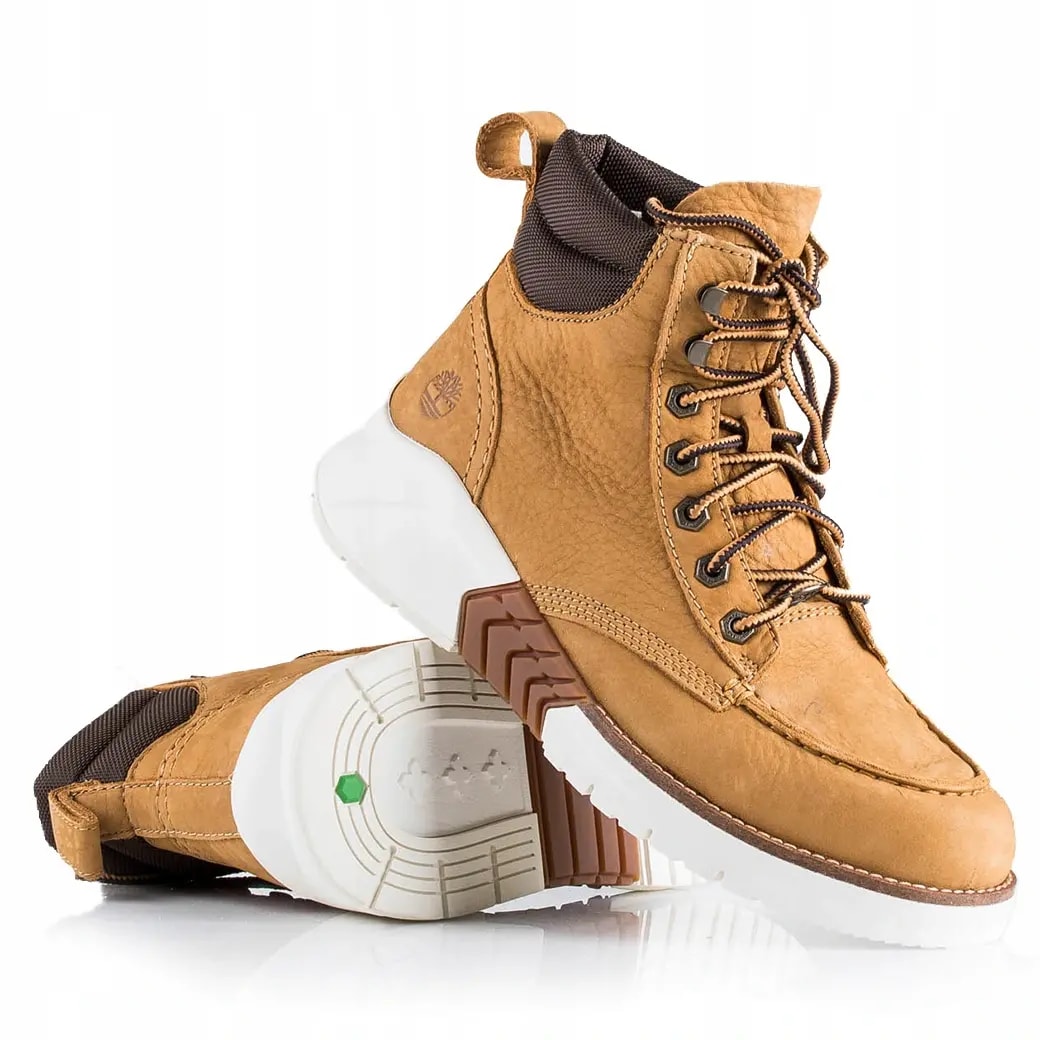 Giày Timberland Booties Leather Yellow A27WC — ảnh 4