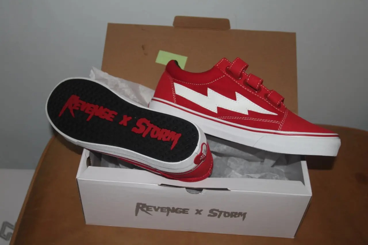 Giày Revenge X Storm Velcro Red REVS-012-RED — ảnh 4