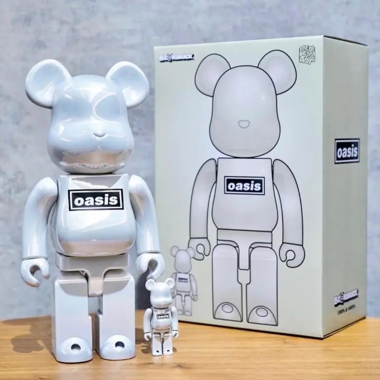 Mô Hình Bearbrick Oasis White Chrome — ảnh 3