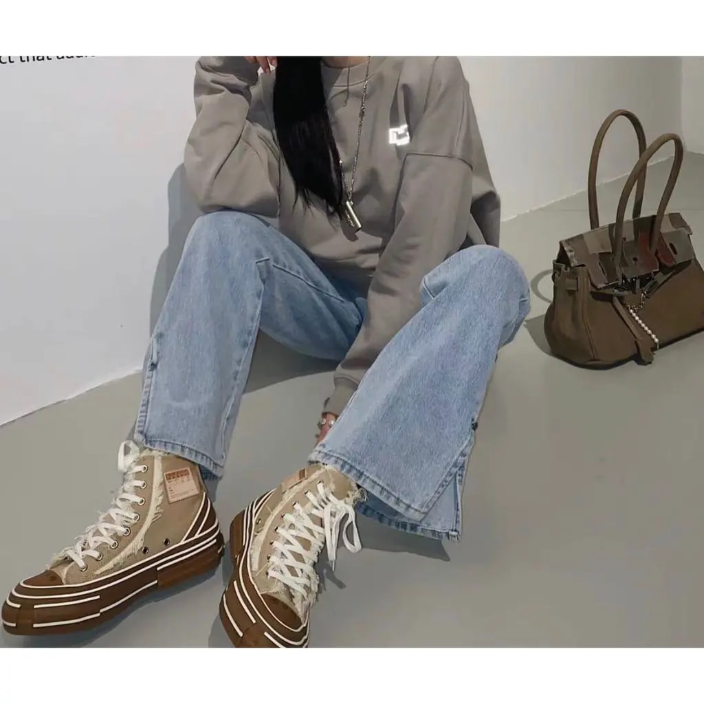 Giày Xvessel G.O.P.HIGHS Khaki F19X008B — ảnh 4