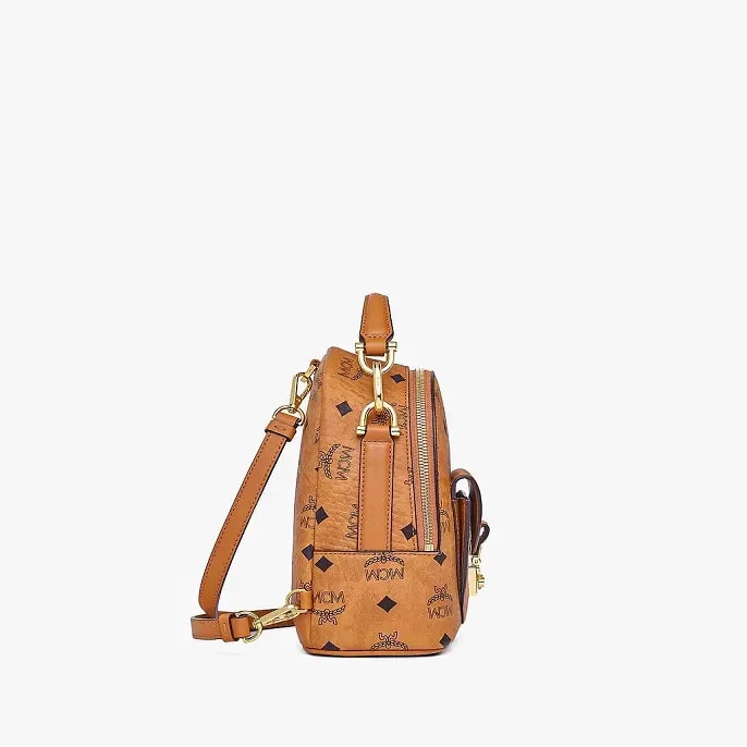 Túi MCM Patricia Backpack Visetos Cognac MWKBSPA01CO001 — ảnh 4