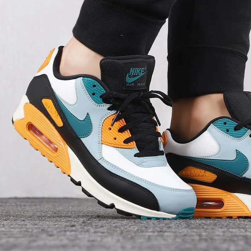 Giày Nike Air Max 90 Essential 'Blue Gold' AJ1285-110 — ảnh 2
