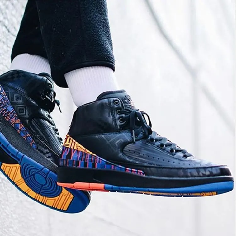 Giày Nike Air Jordan 2 Retro 'Black History Month' 2019 BQ7618-007 — ảnh 2