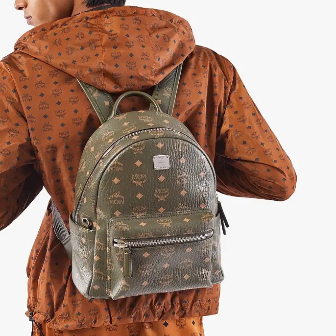 Túi MCM Stark Side Studs Backpack in Visetos MMKAAVE17JH001 — ảnh 2