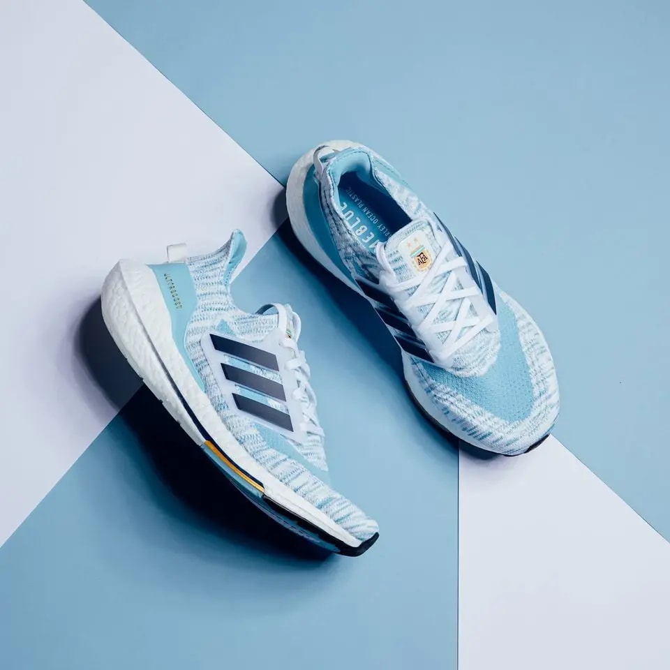 Giày Adidas UltraBoost 21 'White Clear Blue' GZ7120 — ảnh 4
