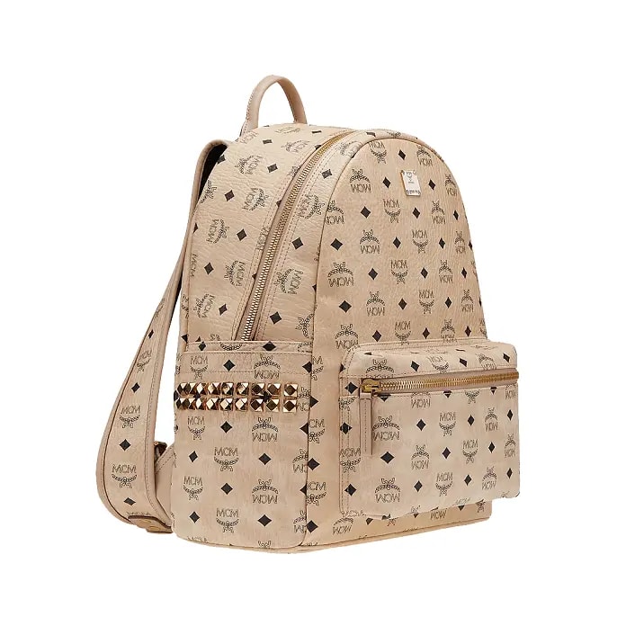 Túi MCM Stark Side Studs Backpack in Visetos MMK6SVE38IG001 — ảnh 2