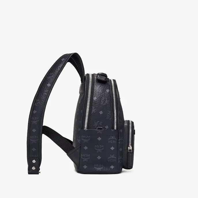 Túi MCM Stark Backpack Visetos Black MMKAAVE08BK001 — ảnh 2