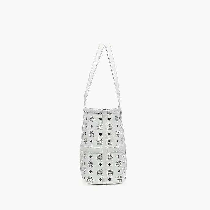 Túi MCM Delmy Shopper Visetos White MWPBSER01WT001 — ảnh 3